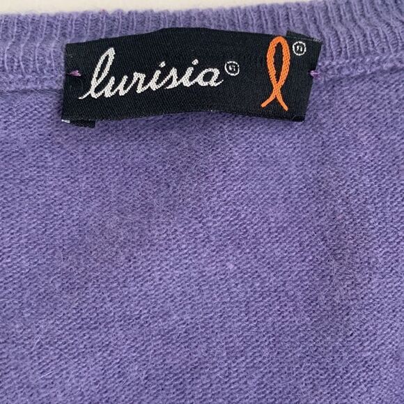 Lurisia Men’s Merino Blend V- Neck Sweater Jumper Size XL - Picture 7 of 10